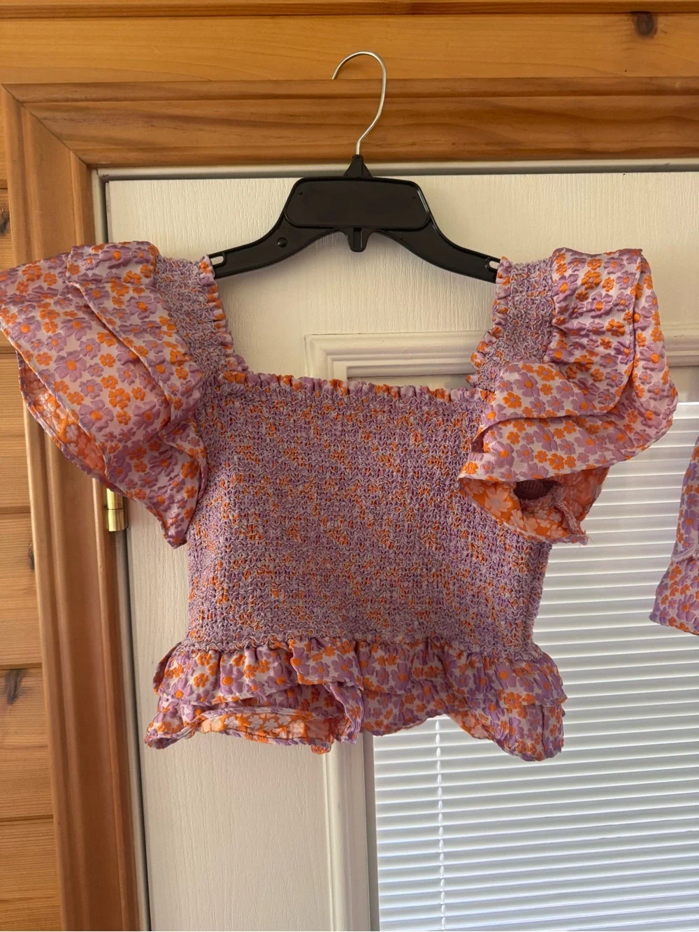 Buddy Love Matching Set with Lavender/Orange Floral
